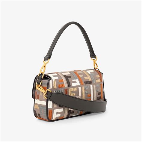 fendi baguette bag in ff motif canvas multicolor|Fendi astrology bags.